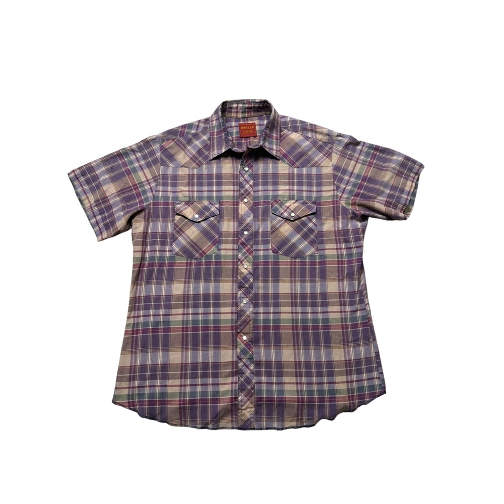 Vintage 60s 70s Pearl Snap Western Shirt – L/XL‎